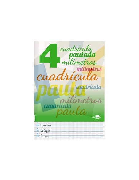 Libreta liderpapel pautaguia tapa cartoncillo...