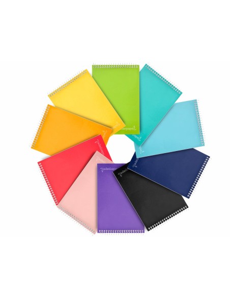 Cuaderno espiral liderpapel bolsillo...