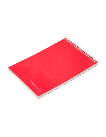 Cuaderno espiral liderpapel bolsillo octavo apaisado witty tapadura 80h 75gr cuadro 4 mm colores surtidos