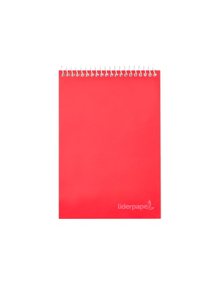 Cuaderno espiral liderpapel bolsillo octavo apaisado witty tapadura 80h 75gr cuadro 4 mm colores surtidos