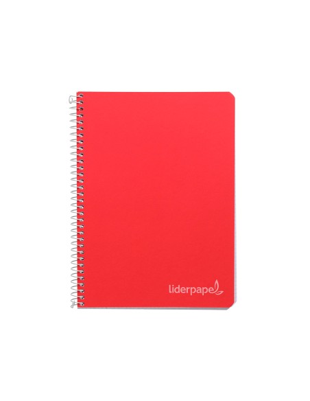 Cuaderno espiral liderpapel cuarto witty tapa dura 80h 75gr liso sin margen colores surtidos