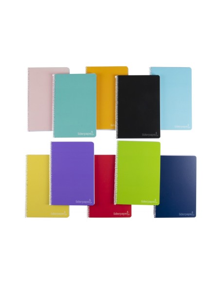 Cuaderno espiral liderpapel cuarto witty tapa...