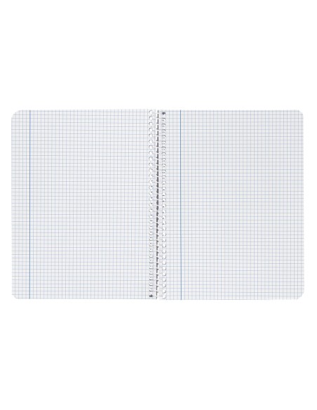 Cuaderno espiral liderpapel cuarto witty tapa dura 80h 75gr cuadro 4mm con margen colores surtidos