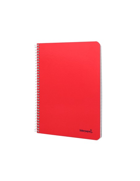 Cuaderno espiral liderpapel cuarto smart tapa blanda 80h 60gr milimetrado 2mm colores surtidos