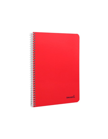 Cuaderno espiral liderpapel cuarto smart tapa blanda 80h 60gr pauta 2,5mm con margen colores surtidos