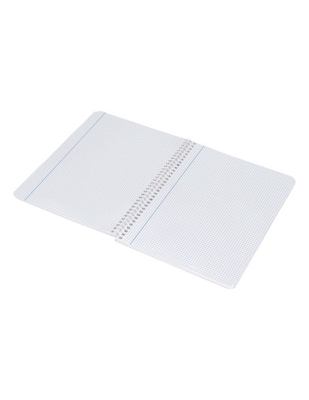 Cuaderno espiral liderpapel cuarto smart tapa blanda 80h 60gr 3mm con margen colores surtidos