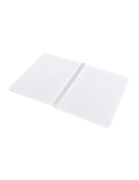 Cuaderno espiral liderpapel folio smart tapa blanda 80h 60gr rayado n 46 colores surtidos