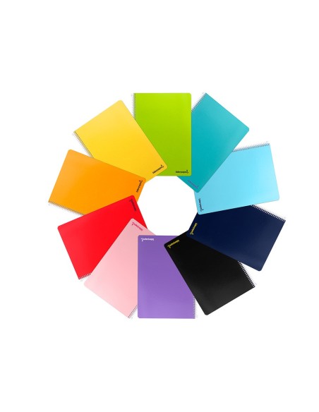 Cuaderno espiral liderpapel folio smart tapa...