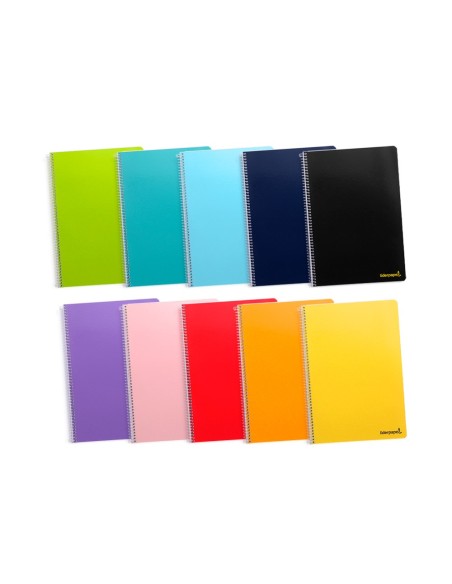 Cuaderno espiral liderpapel folio smart tapa...