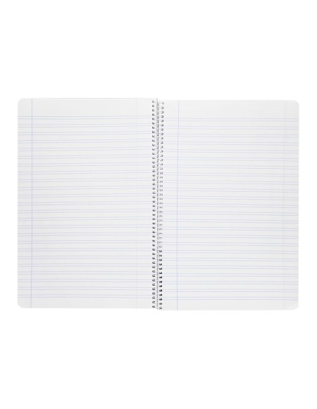 Cuaderno espiral liderpapel folio smart tapa blanda 80h 60gr pauta 3,5mm con margen colores surtidos