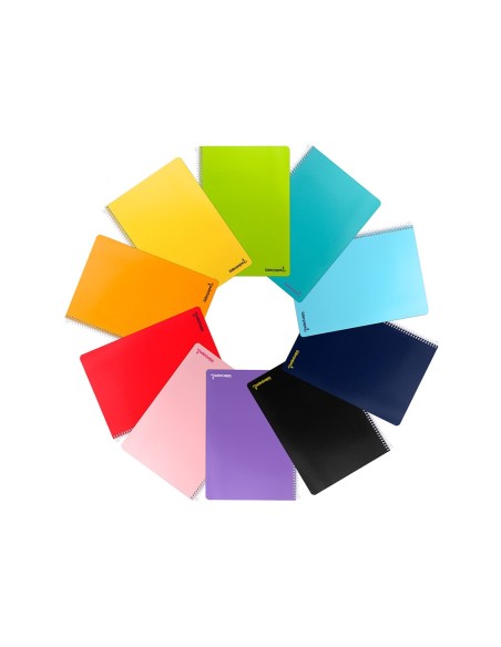 Cuaderno espiral liderpapel folio smart tapa...