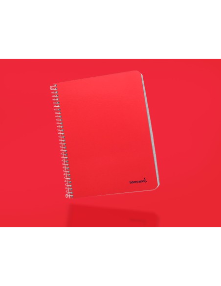 Cuaderno espiral liderpapel a5 micro smart tapa blanda 80h60gr horizontal 7mm doble margen 6 taladros colores