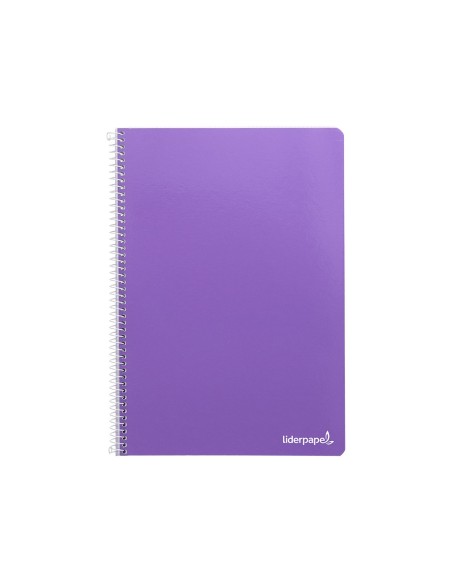 Cuaderno espiral liderpapel folio smart tapa...