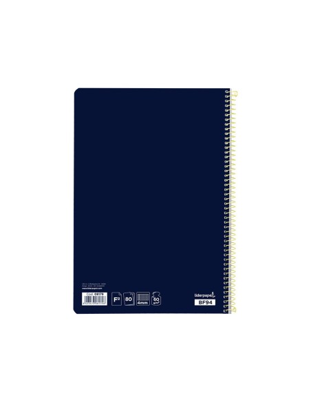 Cuaderno espiral liderpapel folio smart tapa...