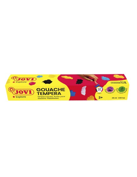 Tempera jovi 35 ml caja de 5 colores surtidos