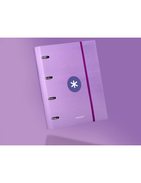 Carpeta con recambio antartik a4 cuadro 5mm...