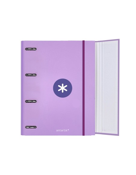 Carpeta con recambio antartik a4 cuadro 5mm...