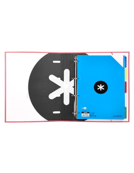 Carpeta con recambio antartik a4 cuadro 5mm...