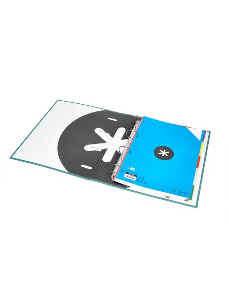 Carpeta con recambio antartik a4 cuadro 5mm...