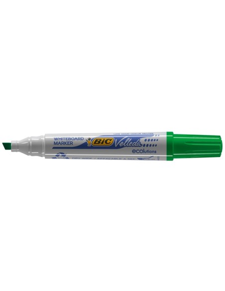 Rotulador bic velleda para pizarra verde punta...