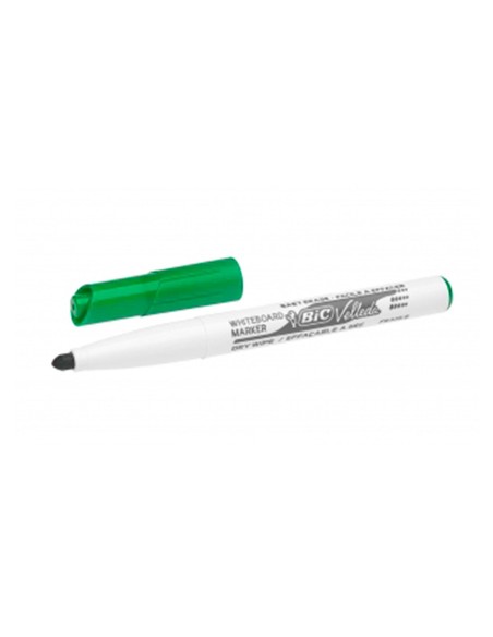 Rotulador bic velleda para pizarra verde punta...
