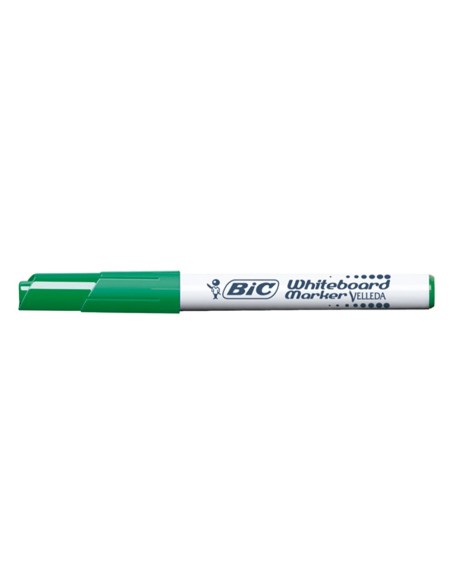 Rotulador bic velleda para pizarra verde punta...