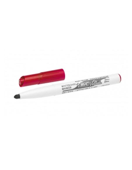 Rotulador bic velleda para pizarra rojo punta redonda 1,4 mm