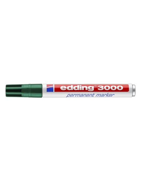Rotulador edding marcador permanente 3000 verde...