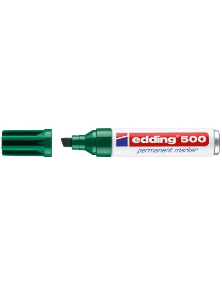 Rotulador edding marcador permanente 500 verde...