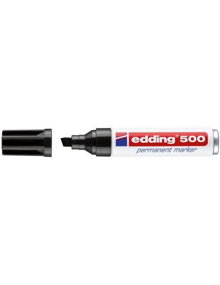 Rotulador edding marcador permanente 500 negro...
