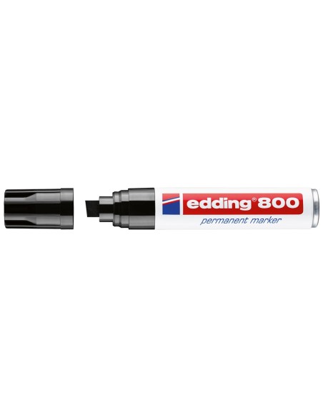 Rotulador edding marcador permanente 800 negro...