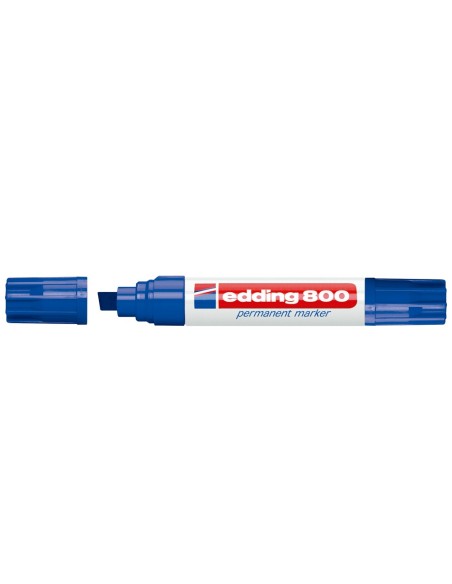 Rotulador edding marcador permanente 800 azul...
