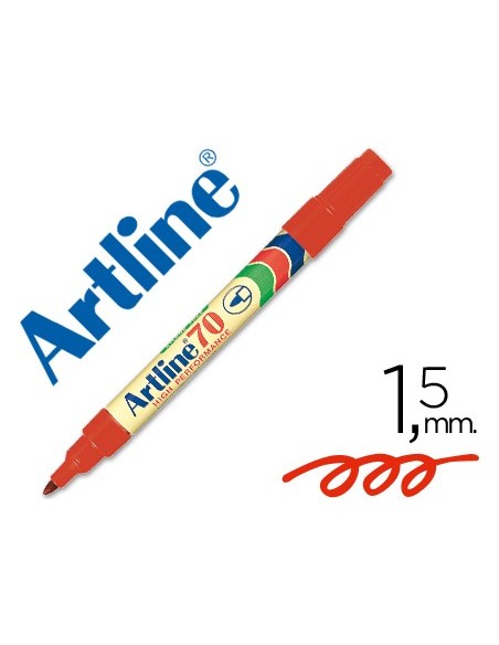 Rotulador artline marcador permanente ek-70...