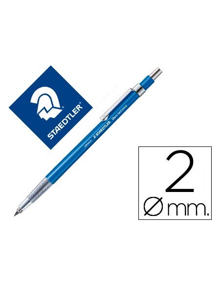 Portaminas staedtler mars 2 mm con clip y...