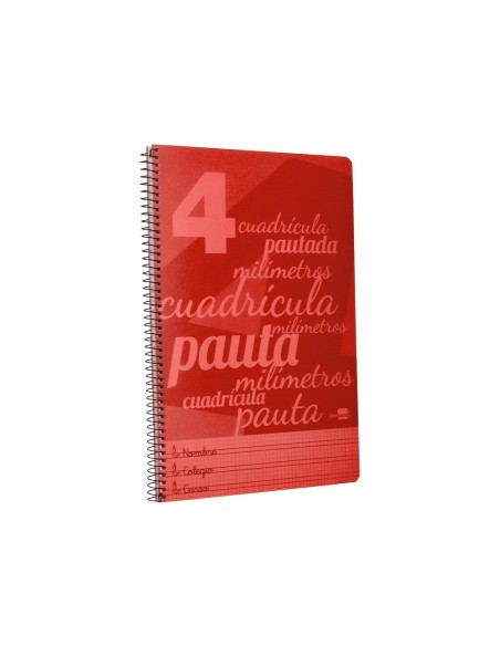 Cuaderno espiral liderpapel folio pautaguia...
