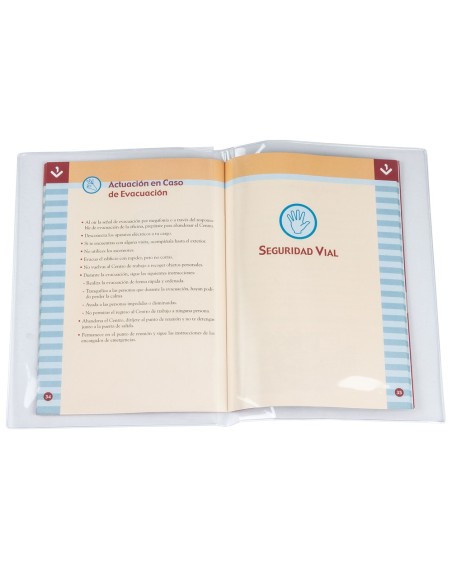 Funda portadocumento cuarto doble 180 micras...