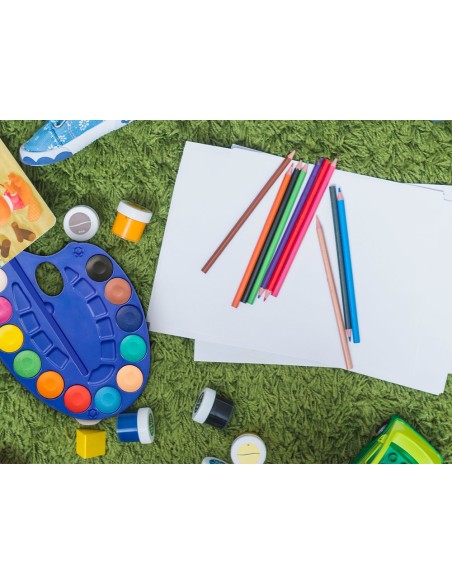 Acuarela liderpapel 12 colores con pincel y...