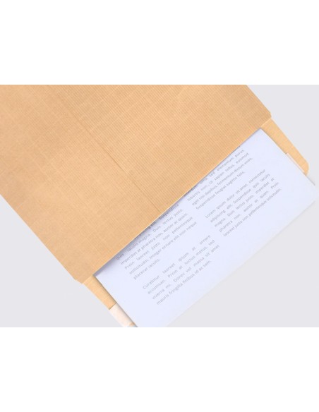 Sobre liderpapel bolsa armado kraft envio...