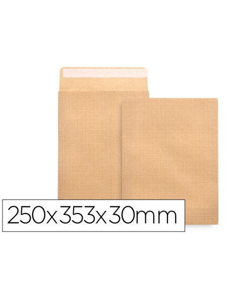 Sobre liderpapel bolsa fuelle kraft 250x353x30...