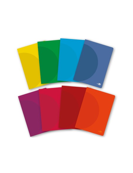 Libreta liderpapel 360 tapa de plastico a5 48 hojas 90g/m2 rayado nº 46 colores surtidos