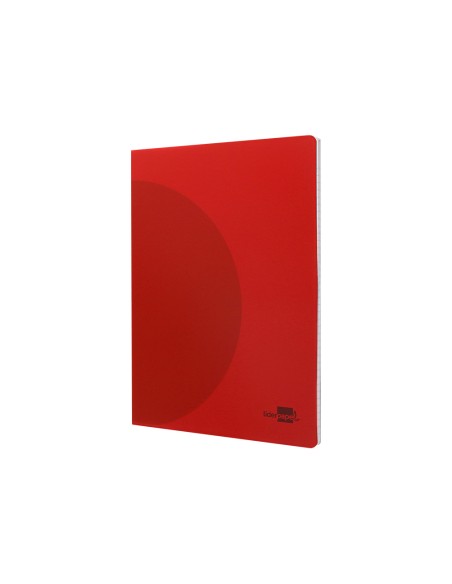 Libreta liderpapel 360 tapa de plastico a4 48 hojas 90g/m2 lisa sin margen colores surtidos