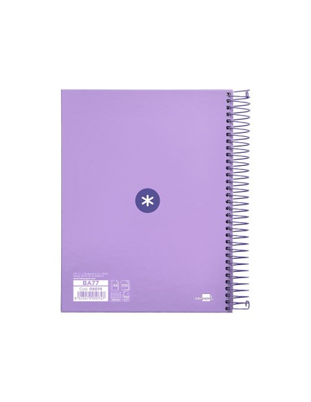 Cuaderno espiral a5 micro antartik tapa...
