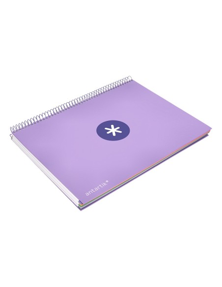Cuaderno espiral a4 micro antartik tapa forrada...