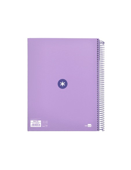 Cuaderno espiral a4 micro antartik tapa forrada...