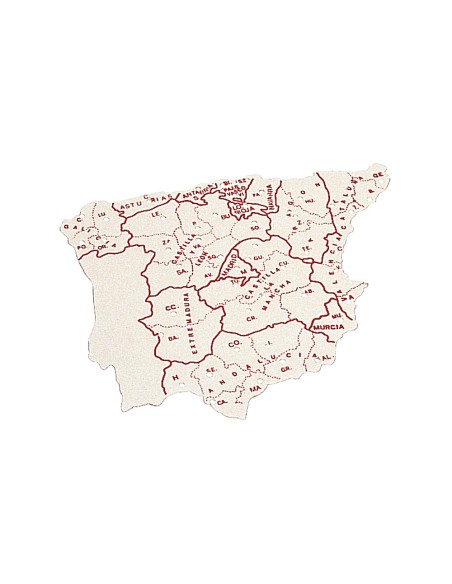 Plantilla liderpapel mapa españa plastico...