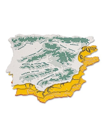 Plantilla liderpapel mapa españa plastico 22x18...
