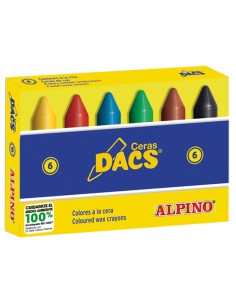 Lapices cera dacs caja de 6...