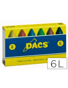 Lapices cera dacs caja de 6... 2