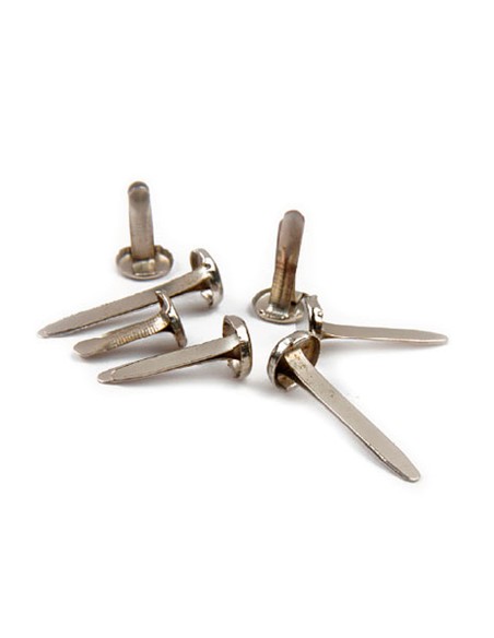 Encuadernadores liderpapel niquelados n.4 22 mm caja de 100 unidades