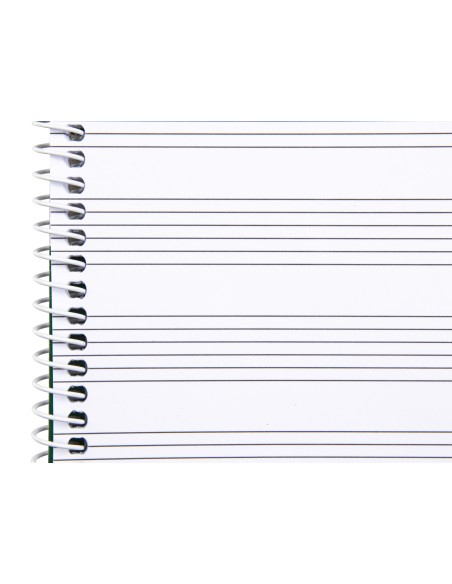 Bloc musica liderpapel para guitarra hexagrama 3 mm cuarto 20 hojas 100g/m2